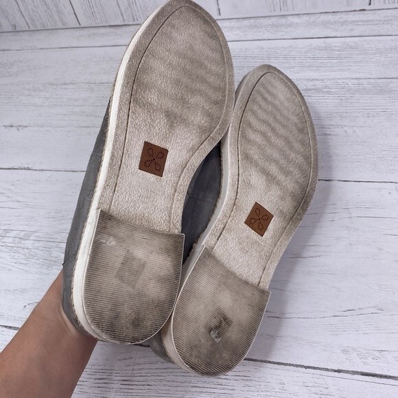 Caslon Grey Suede Leather Loafers Shoes in Womens Size 8 - Picture 6 of 9